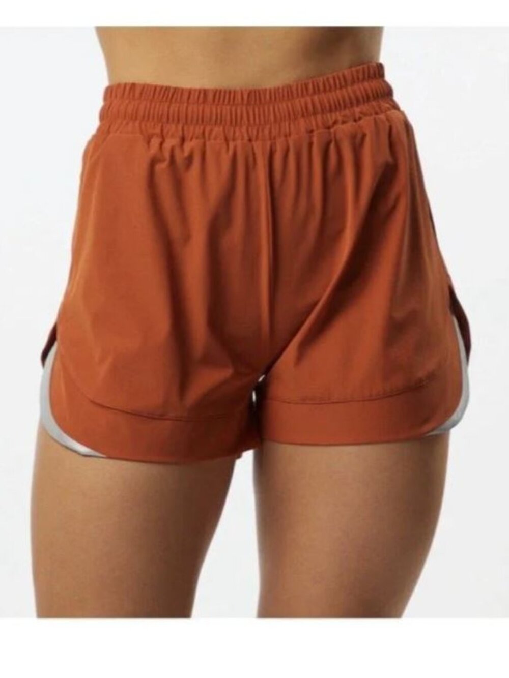 Alphalete Stride shorts tangerine small